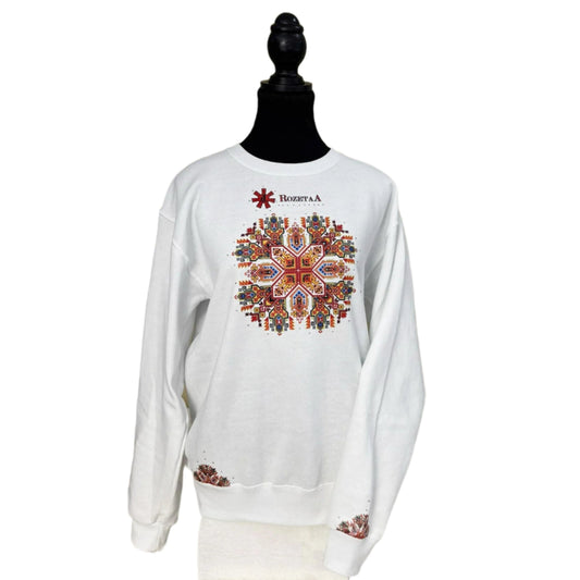 Women's T-Shirt with High-Quality Printed Shevitsi Patterns - Celebrate Bulgarian Heritage in Style